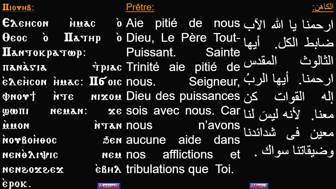 Divine liturgie - Aperçu 4