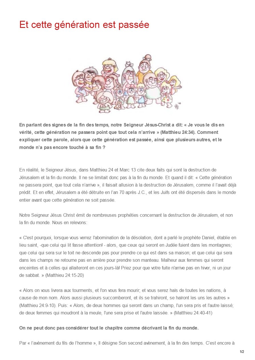 Et cette génération est passée - Pape Chenouda III