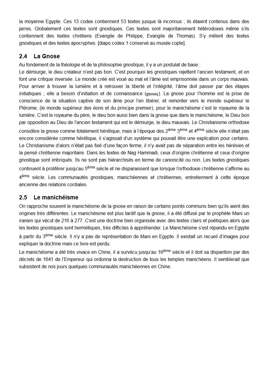 Histoire du Proche Orient - Egypte copte - Aperçu 3