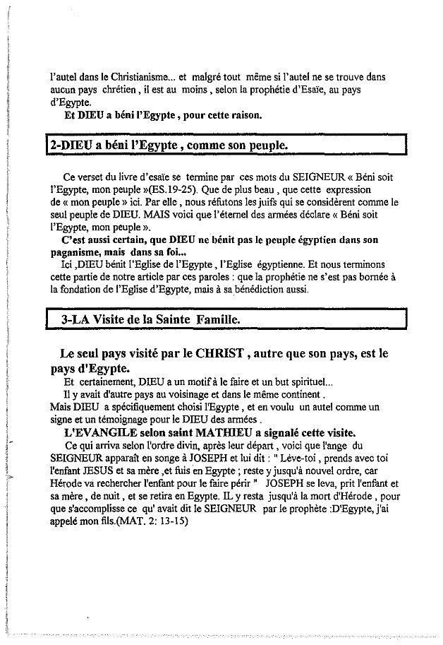 L'Eglise Copte - Pape Chenouda III - Aperçu 3