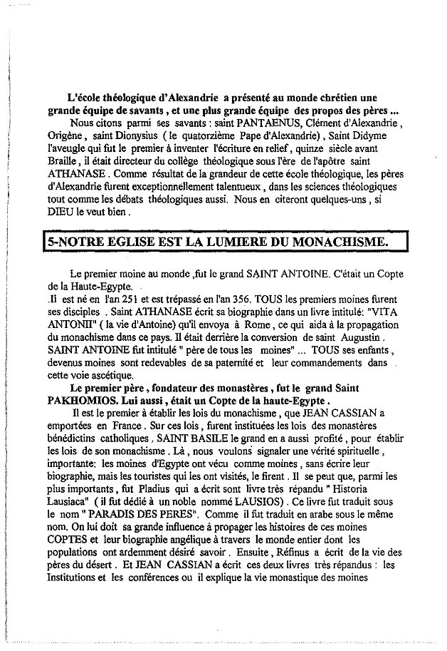 L'Eglise Copte - Pape Chenouda III - Aperçu 5