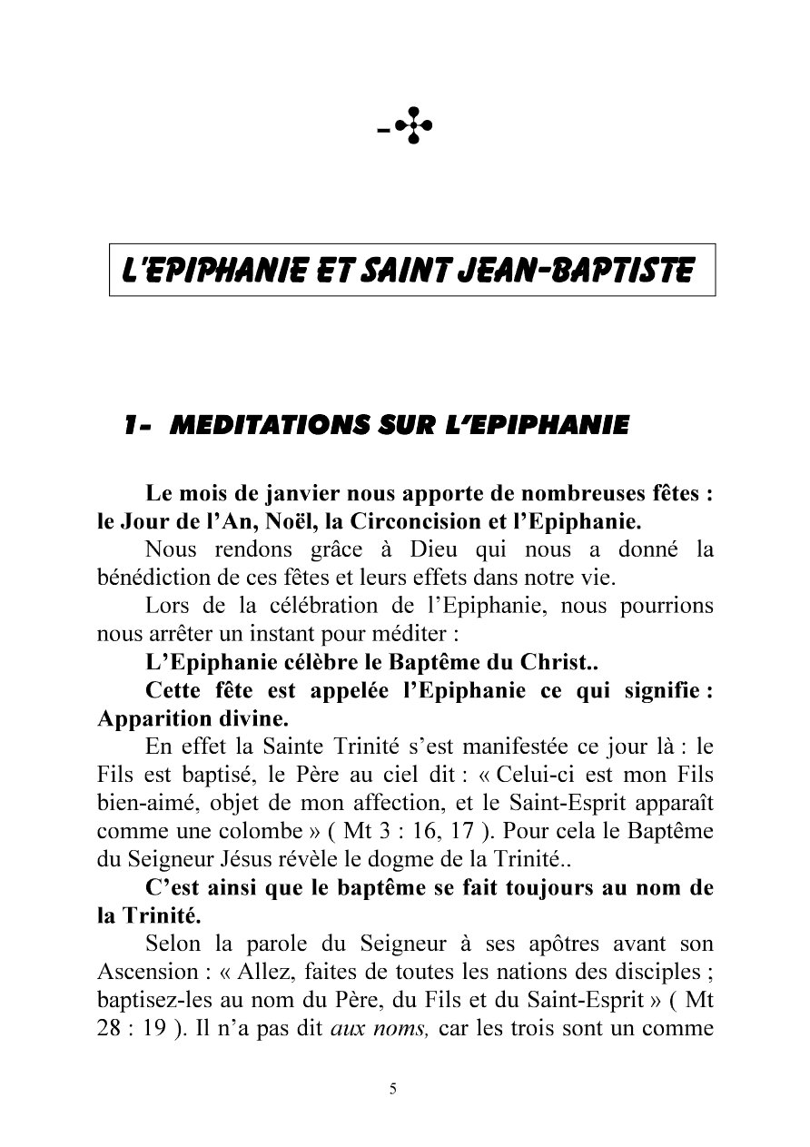 L'Epiphanie et saint Jean-Baptiste - Pape Shenouda III - Aperçu 5