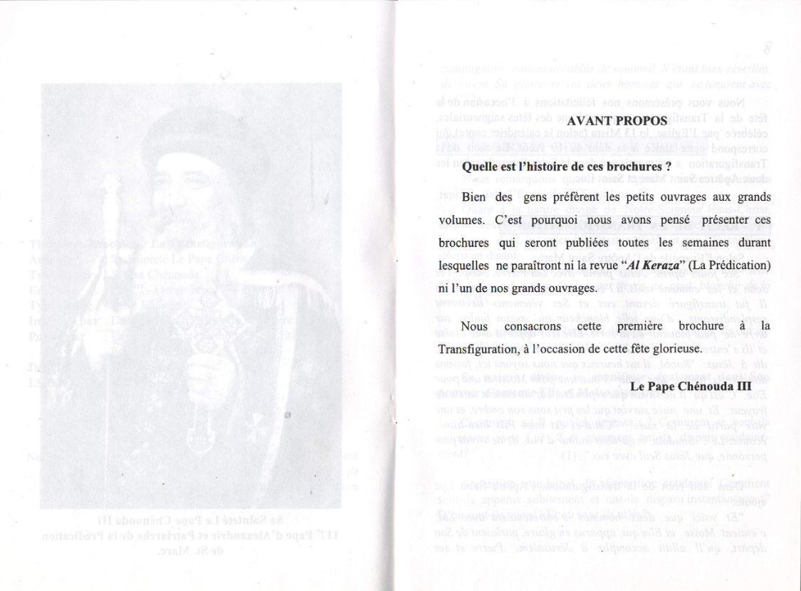 La Transfiguration - Pape Chenouda III - Aperçu 4