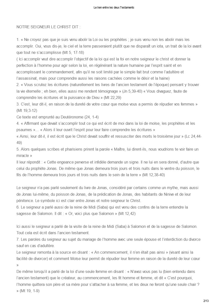 Le lien entre les deux Testaments - Anba Moussa - Aperçu 2