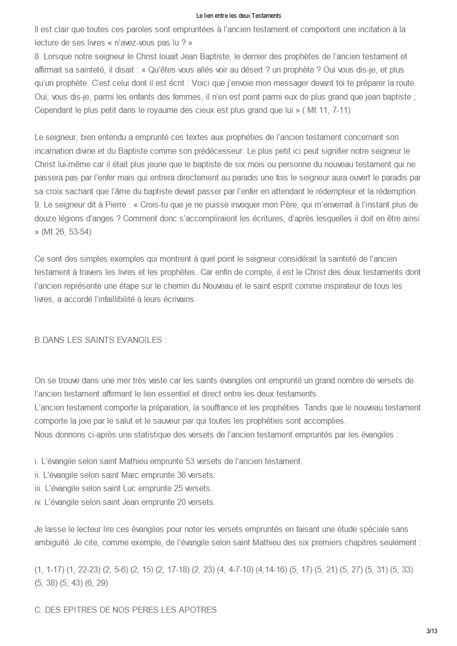 Le lien entre les deux Testaments - Anba Moussa - Aperçu 3