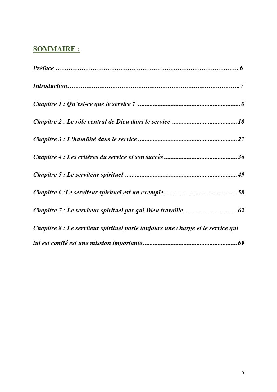 Le service spirituel et le serviteur spirituel - Pape Chenouda III - Aperçu 5