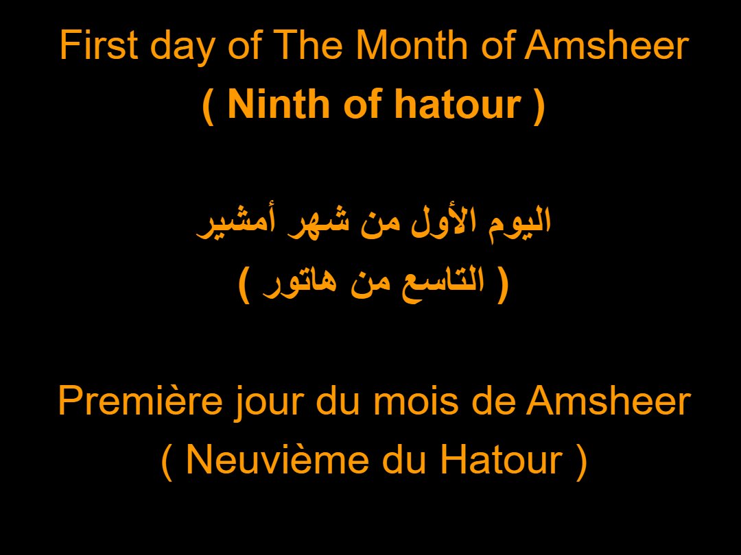 Lectures semaine Amshir - Aperçu 2