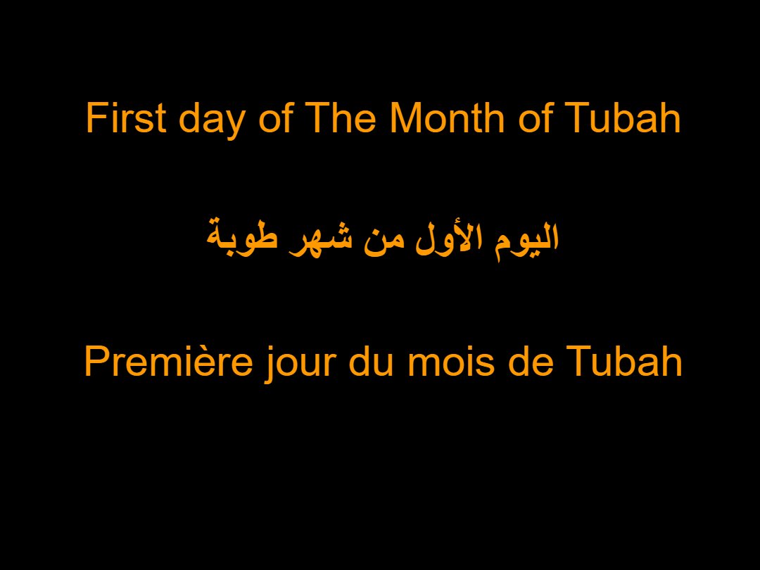 Lectures semaine Toubah - Aperçu 2