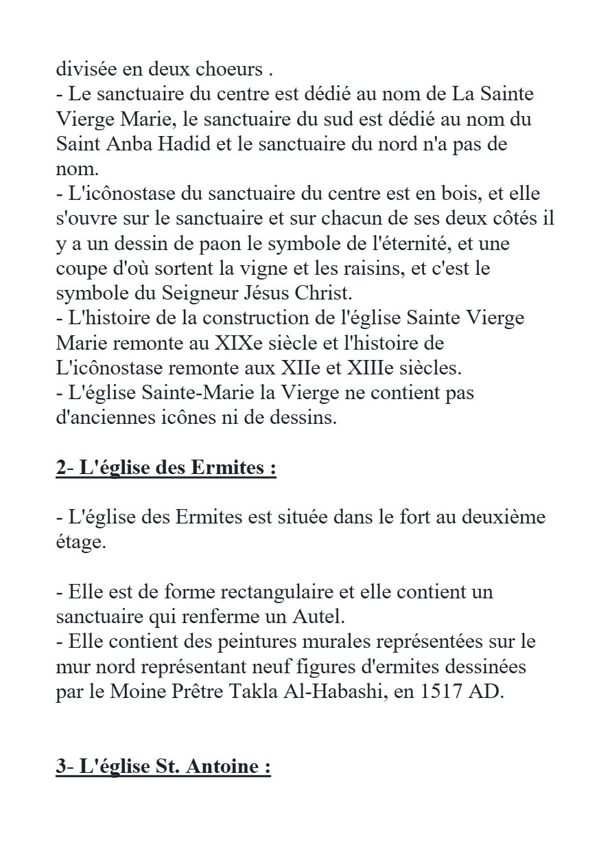 Les églises des Forts des Monastères - Naguib Mahfouz Naguib - Aperçu 5