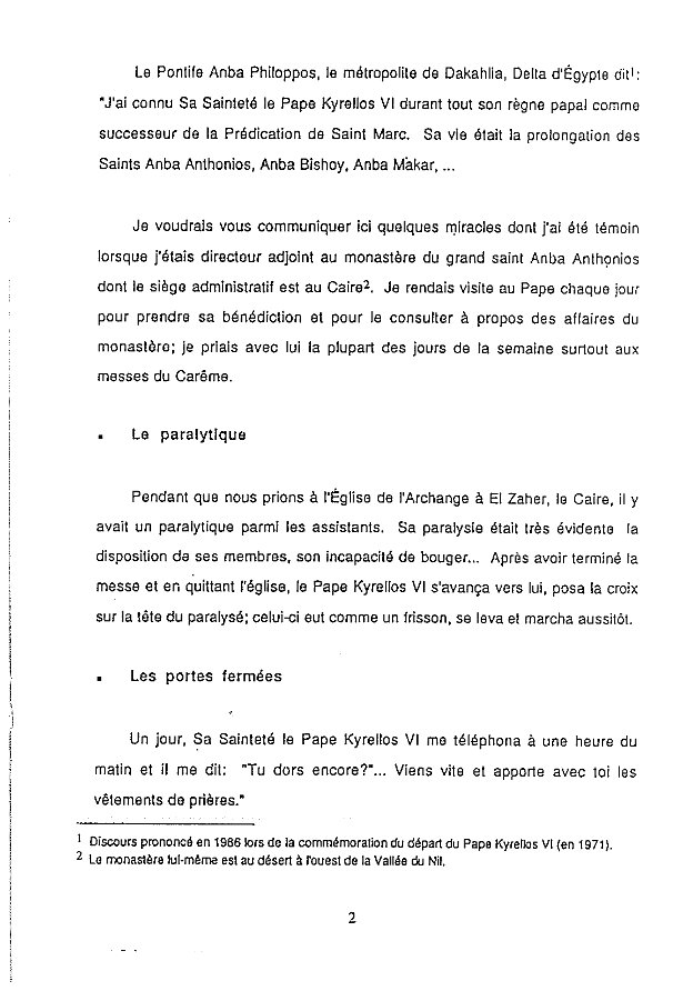 Les miracles du pape Cyril VI 2-2 - Aperçu 4