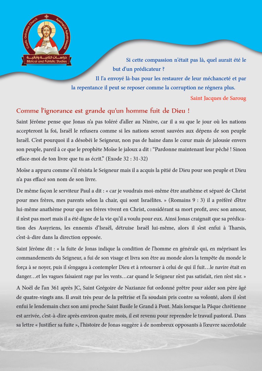 Les vagues de la mer cherchent Jonas - Père Tadros Y. Malaty - Aperçu 3