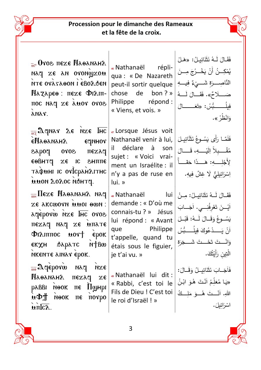 Livre de la procession pour les Rameaux et la fête de la Croix - Aperçu 3