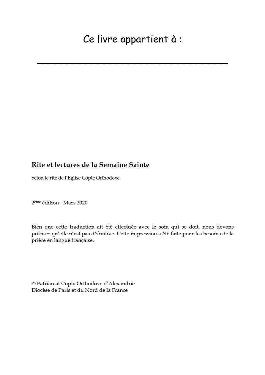 Livre de la Semaine Sainte - Aperçu 3