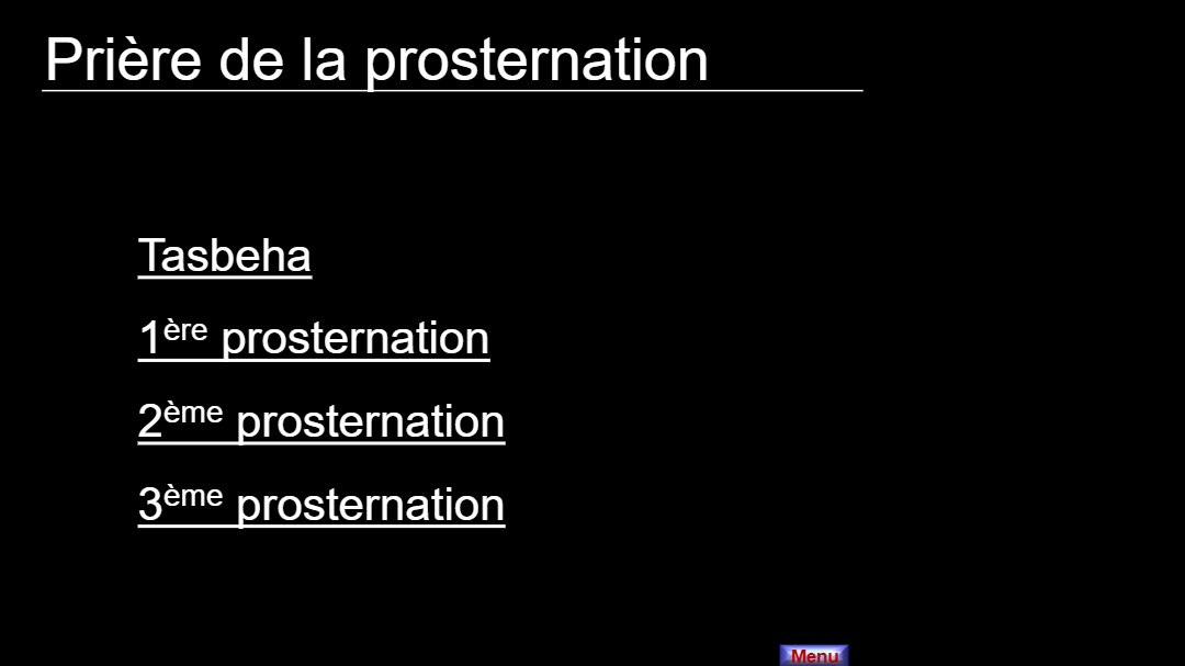 Prière de la prosternation - Aperçu 2