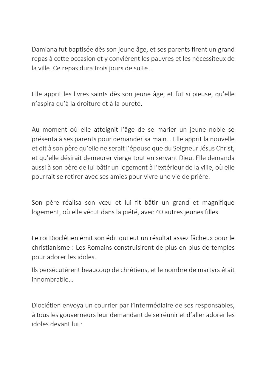 Sainte Demiana - Aperçu 3