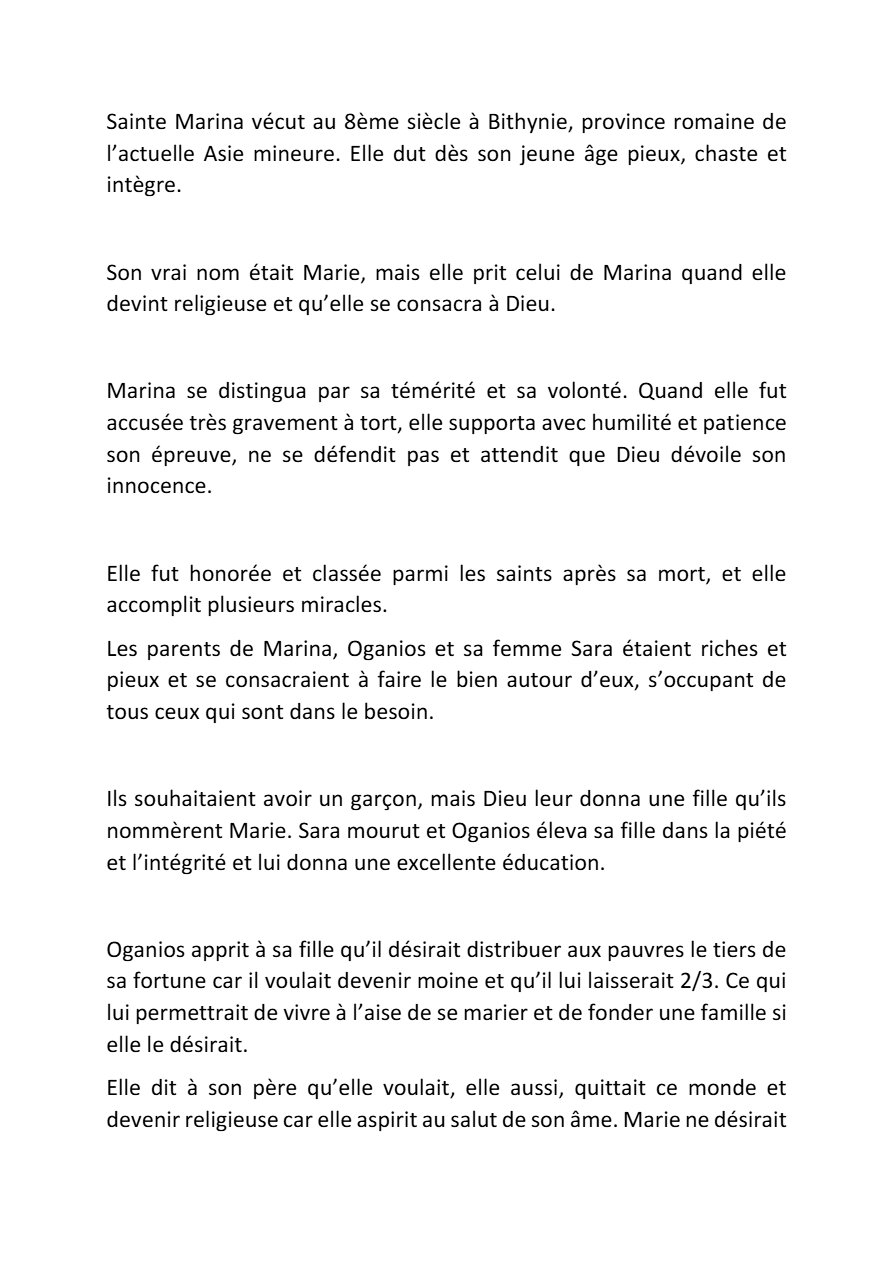 Sainte Marina - Aperçu 2